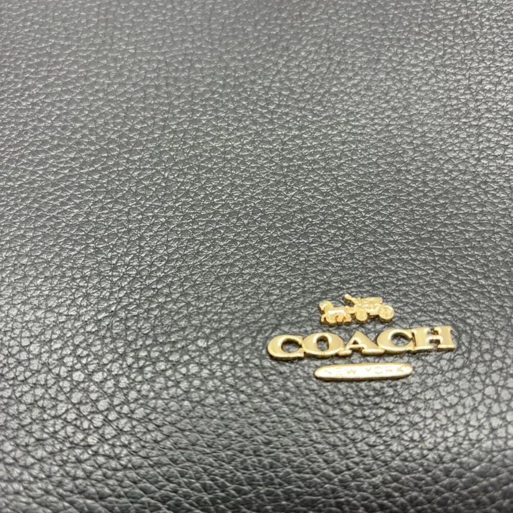 Coach Black Leather Hobo Crossbody Bag - Picture 5 of 10